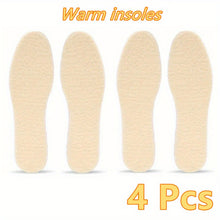 Charger l&#39;image dans la galerie, 4pcs Self-Heating Fleece Insoles for Men &amp; Women - Ultimate Warmth &amp; Comfort, Perfect for Winter Sports &amp; Outdoor Activities
