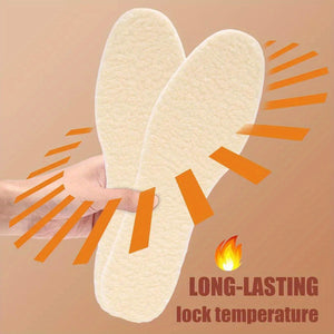 4pcs Self-Heating Fleece Insoles for Men & Women - Ultimate Warmth & Comfort, Perfect for Winter Sports & Outdoor Activities