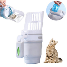 Charger l&#39;image dans la galerie, Upgrade Widen Cat Litter Shovel Scoop With Refill Bags Large Cat Litter Box Self Cleaning Cat Waste Bin System Pet Supplies Pet Products
