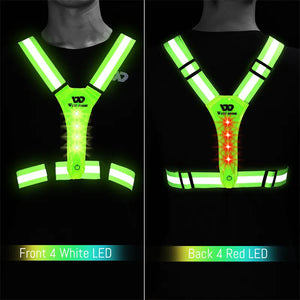 Gilet de sécurité réfléchissant  Rechargeable.