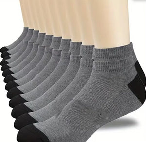 Cotton Sock for Men Sport Breathable Soft Letter Fashion Sneakers High Elastic Middle Tube Stocking Towel Sox Summer Running