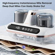 Charger l&#39;image dans la galerie, New Mattress Vacuum Mite Remover Cordless Handheld Cleaner Powerful Suction For Cleaning Bed Pillows Home Supplies
