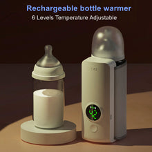 Charger l&#39;image dans la galerie, Portable Wireless Rechargeable Baby Bottle Warmer USB Charging And Heating Bag Portable Constant Temperature Milk Warmer Universal Bottle Insulation Sleeve
